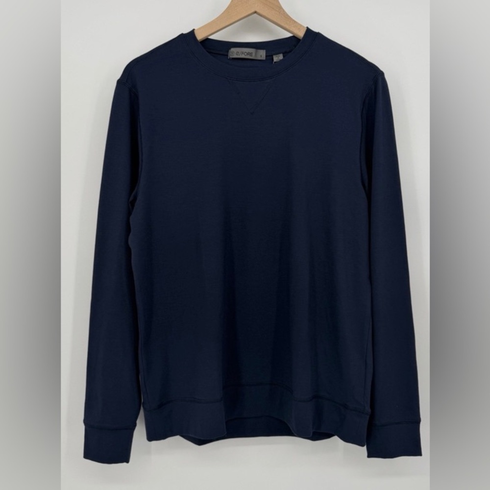 NWT‎ G/FORE Luxe Tailored Fit Crewneck Mid Layer In Twilight - Picture 5 of 11